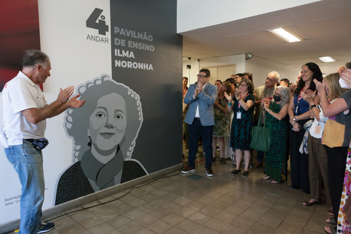 homenagem a Ilma Noronha no Pavilhão do Ensino - campus Maré