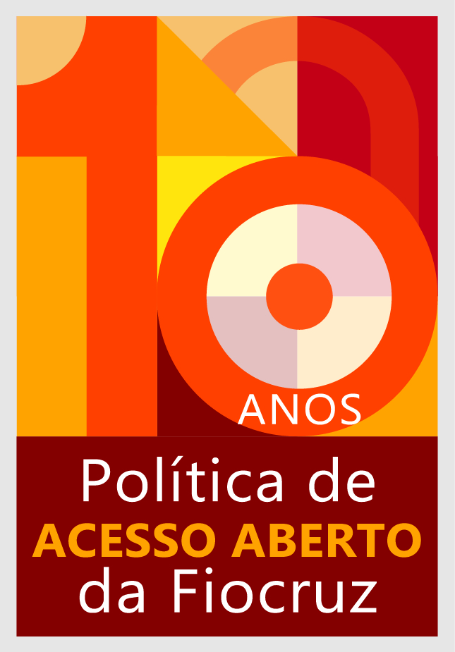 selo comemorativo 10 anos Política de Acesso Aberto da Fiocruz 